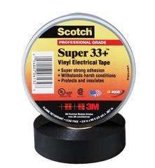 Scotch Super 33+ Vinyl Electrical Tape, 3/4 in x 66 ft (19 mm x 20.1 m 