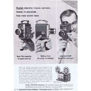  1964 Kodak Eletric 8 Zoom Camera Vintage Ad Everything 