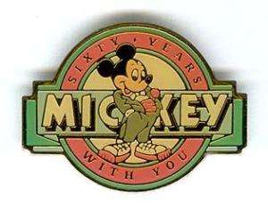 Disney Sixty Years With You Mickey Mouse Pin  