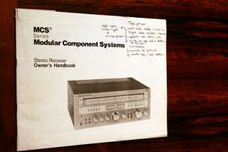MCS 3235 & Others? Stereo Receiver Owners Manual *Orig*  