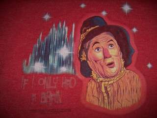 Wizard Of Oz Scarecrow T Shirt If I Only Had A Brain  