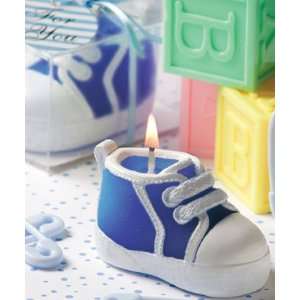  Baby Bootie Candle   Blue