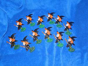   WILTON FLYING WITCH CAKE TOPPER/ PARTY FAVOR 1207 4470 set of 12