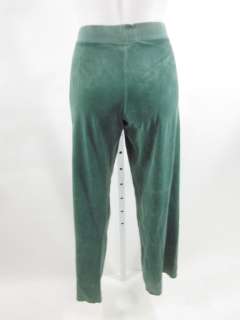 JUICY COUTURE Green Wide Leg Drawstring Sweatpants Sz L  
