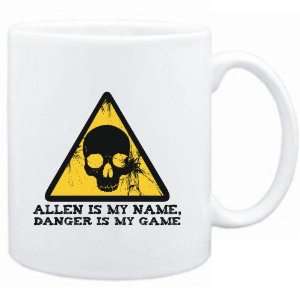  Mug White  Allen is my name, danger is my game  Male 