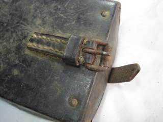 WWII ORIGINAL GERMAN LEATHER CASE FOR ELECTRICAL DEVICE  