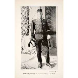   Hussar Uniform Military   Original Halftone Print