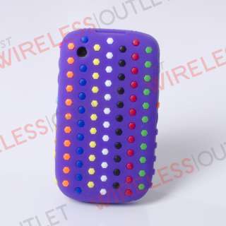 Polka Dot Case Accessory for Blackberry Curve 8520  