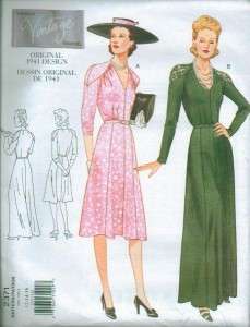 Vogue Sewing Pattern 2339 Size 12 14 16 Retro 1948 Jacket & Skirt