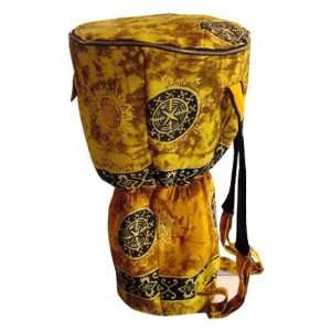  Djembe Drum Bag, African Gold Design   (XL) Musical 