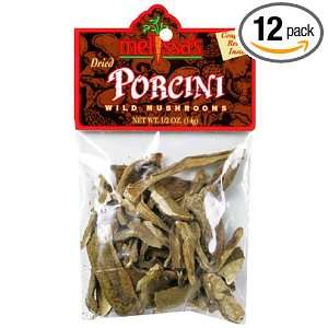 Melissas Dried Porcini Mushrooms, 0.5 Ounce Bags (Pack of 12)