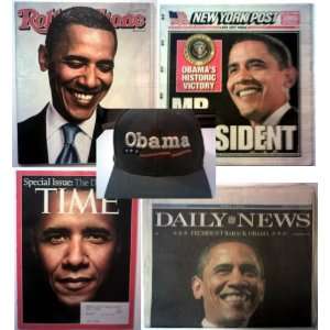  Obama Magazine & News Paper Lot 