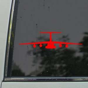  C 141 Starlifter Lockheed Red Decal Truck Window Red 