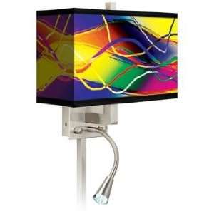  Colors In Motion Light LED Reading Light Plug In Sconce 