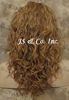 100% Human Hair Wavy Long Blonde Mix LACE FRONT WIG  