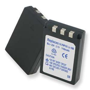  3.7v 1100 mAh Black Digital Camera Battery for Olympus u 