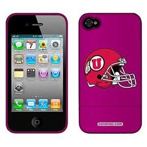  University of Utah Helmet on AT&T iPhone 4 Case by Coveroo 