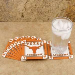  NCAA Texas Longhorns 8 Pack Absorbent PaperKraft Coasters 