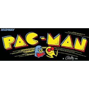 Pac man marquee decal