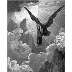  Window Cling Gustave Dore Dante The Eagle