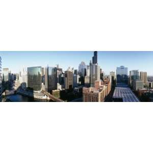  View of Buildings in a City, Chicago, Cook County 