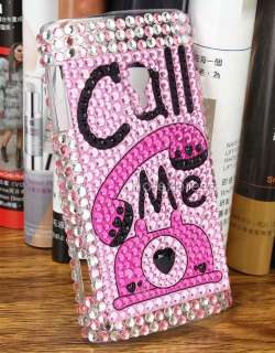 Call me phone crystal case for Sony Ericsson Xperia X10  