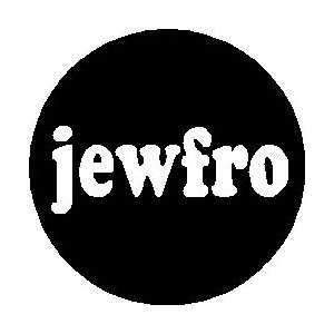 Jewfro 1.25 Magnet Jew Fro Jewish Humor 