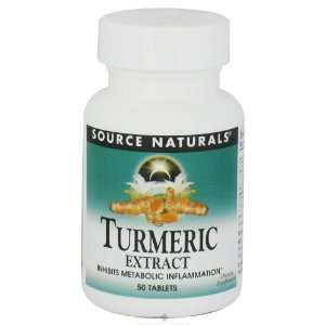  SOURCE NATURALS Turmeric Extract 350mg 95% Curcumin 50 TAB 