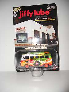 2002 Johnny Lightning 66 VW 23 Window Samba Bus #14 Jiffy Lube Liberty 
