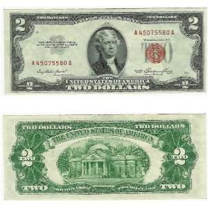  1953 2 Dollars Legal Tender 