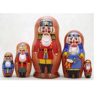  Nutcracker Soldier Nesting Doll 5pc./6 Toys & Games