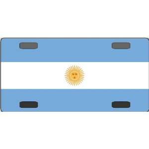 Argentina Flag Vanity License Plate