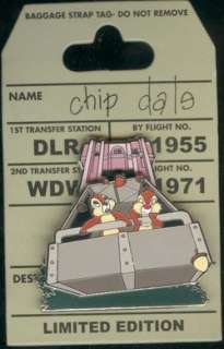 Disney Pin 77720 Chip and Dale Adventure The Twilight Zone(TM) Tower 