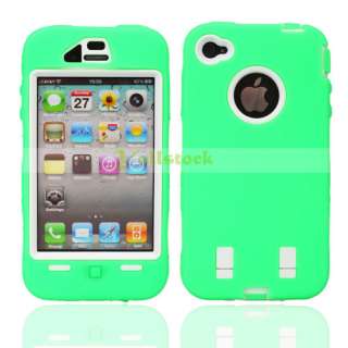 New Hard Case Cover Defender Box As an otter for iPhone 4 4G Green 