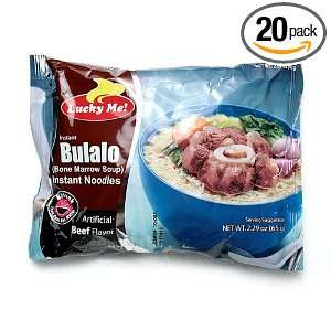 Lucky Me Instant Bulalo (Bone Marrow Soup Beef Flavor) 65g (Pack of 20 