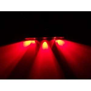  12V 3 Red LED Micro Strip Light (Black Case)