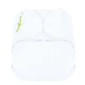  Freetime (Snap) AIO Diaper with Stay Dry Liner   White 