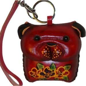   Purse, Lovely Bull Dog Pattern with Wristlet Strap Toys & Games