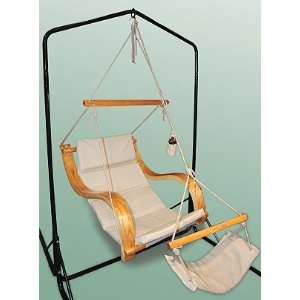    The Deluxe Cushioned Lounger Air Chair Patio, Lawn & Garden