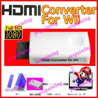 For Wii/Wii 2 HDMI 720P 1080P HD Converter Adapter NEW  