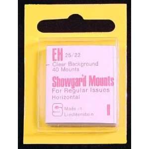  Showgard Pre Cut Clear Stamp Mounts Size EH25/22 