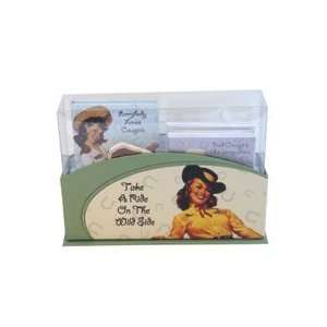   Wild Side Rodeo Queen Retro Notecard Stationary Set