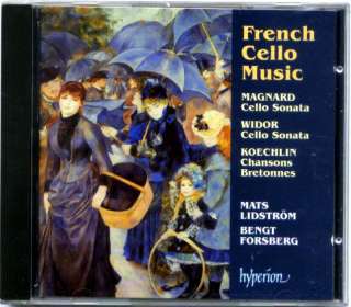 French Cello Music Magnard Widor   Lidstrom HYPERION 034571172446 