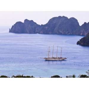  Clipper Ship at Ko Phi Phi Island in the Andaman Sea 