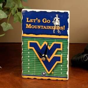  West Virginia Mountaineers Football Field Desk Clock 