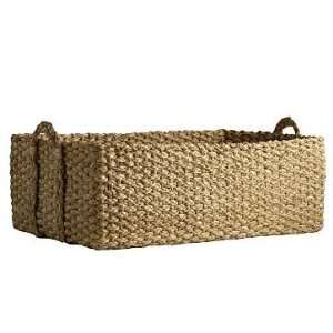 west elm Braided Floor Bin