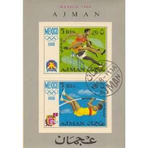   1968 Souvenir Sheet from Ajman United Arab Emirates 