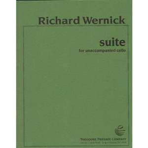  Wernick   Suite for Unnaccompanied Cello. Published by The 