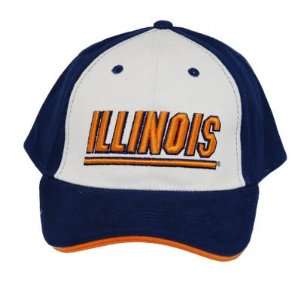 NCAA ILLINIOIS FIGHTING ILLINI BLUE NEW COTTON HAT CAP  