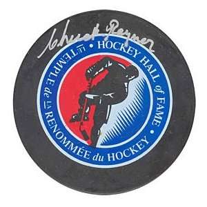  Chuck Raynor Hall of Fame Hockey Puck Autographed / Signed 